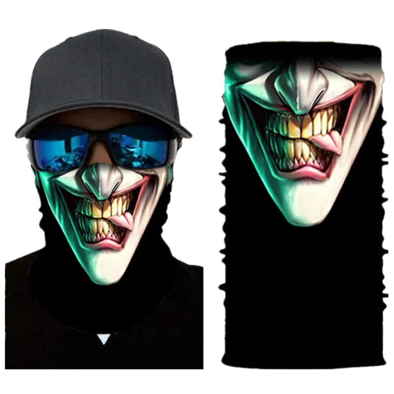 

3D Magic Scarf Outdoor Sport Bandana Adult Field/travel/Fishing/Cycling Tactical Hiking Face Cover Neck Gaiter Scarves