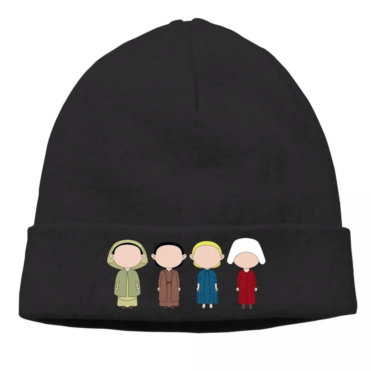 

The Handmaid's Tale Offred Outdoor Beanie Hats Character Knit Bonnet Hipster Skullies Caps Men Women's Earmuffs