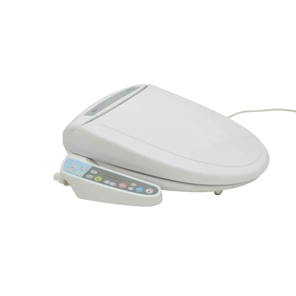

Deluxe Automatic Electronic Bidet Bathroom Seat Japanese Toilet Lid Slow Closing Seat Heated Cleaning and Air Drying
