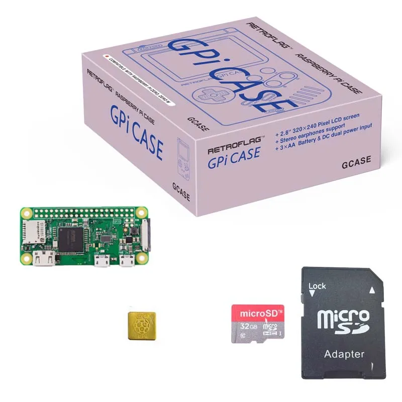 Retroflag GPi чехол Комплект для Raspberry Pi Zero/Zero W