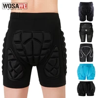 wosawe unisex motorcycle shorts ski snowboarding protective gear hip butt pad extreme sports mtb bike armor motocross shorts