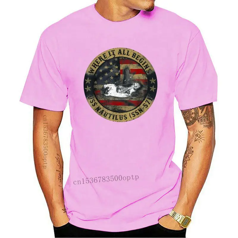 

Where It All Begins USS Nautilus SSN - 571 US-Navy T-Shirt