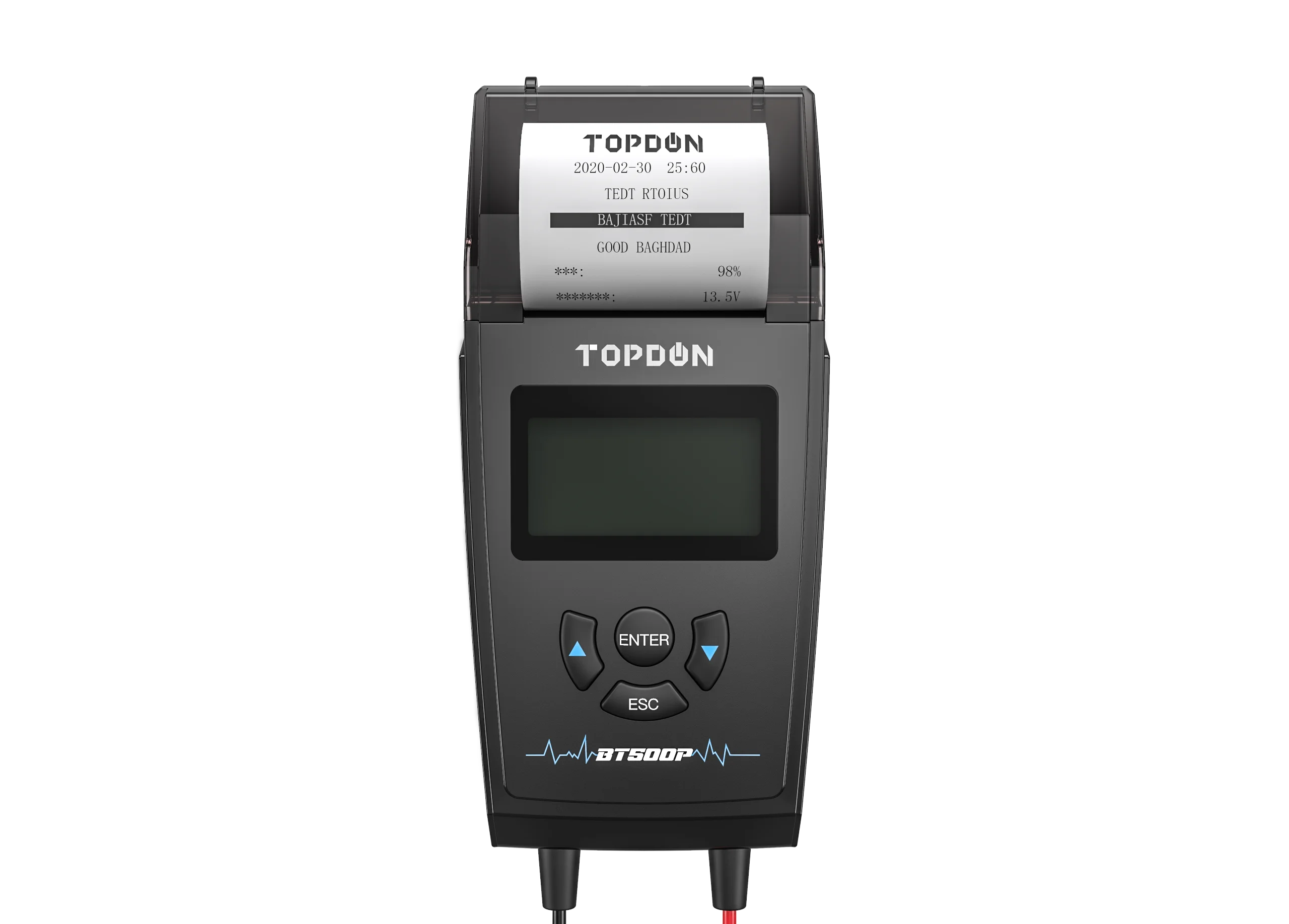 TOPDON BT500P 12V 24V тест на автомобильную батарею er 100 2000CCA анализатор батареи тестовый