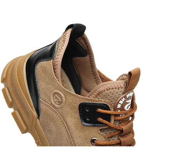 Модные Дизайнерские кроссовки; уличные строительные небьющиеся ботинки со стальным носком; Водонепроницаемая Нескользящая Рабочая защитная обувь; мужские ботинки