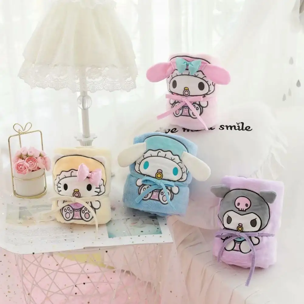 

1 Pc Cute Cartoon Melody Pudding Dog Office small blanket dormitory air-conditioning siesta blanket portable roll blanket
