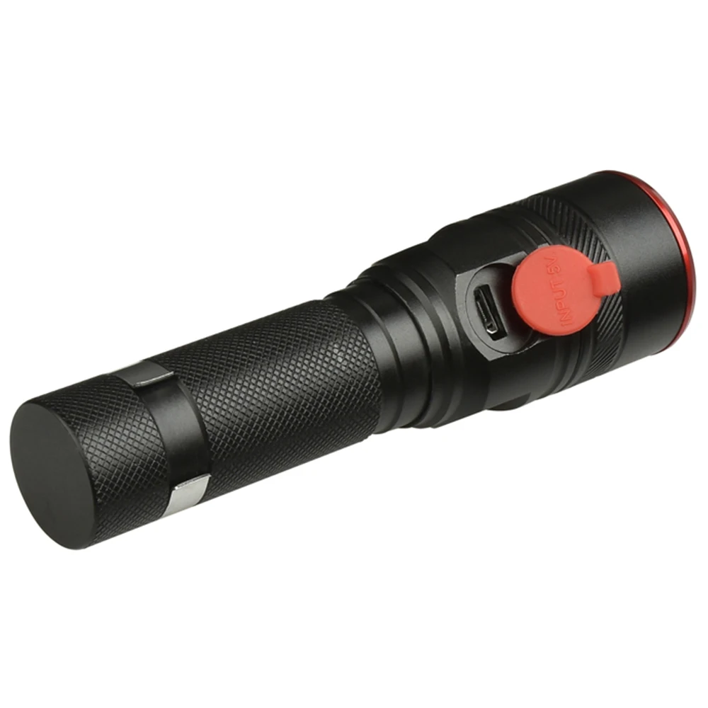 5000LM Led Flashlight USB Rechargeable Flash light with usb XML T6 portable Zoomable Lantern 3-Modes torch for 18650 battery | Лампы и