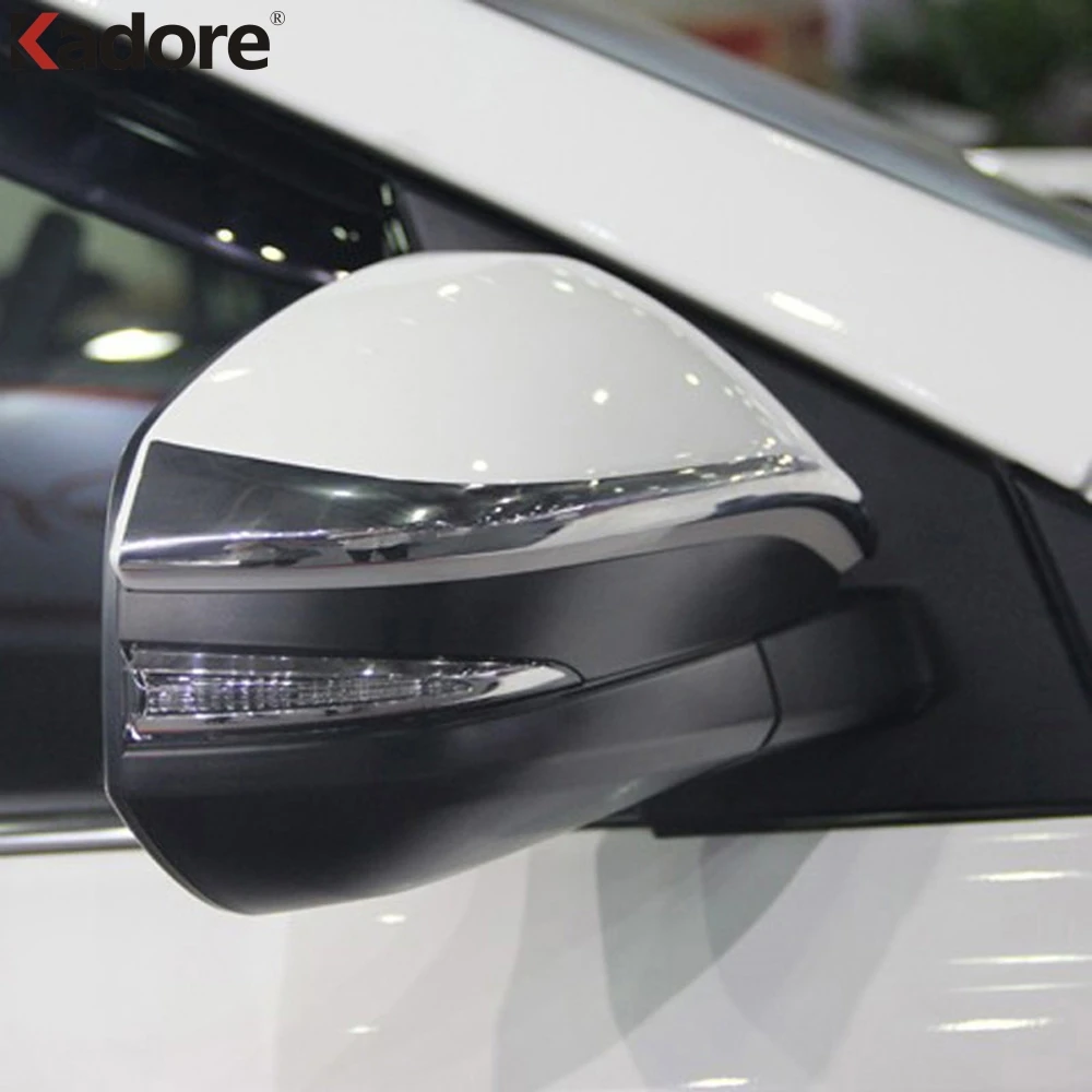Для Toyota RAV4 для Previa RAV 4 2013 2015 2016 2017 2018 Chrome заднего вида боковой двери Зеркало