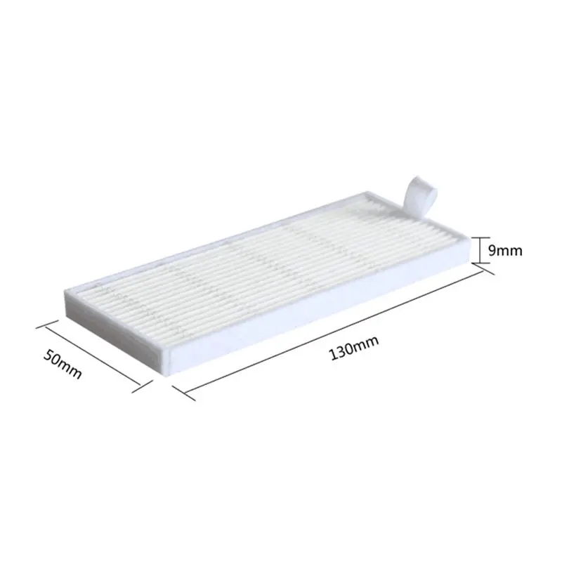 

130mm*50mm*9mm Robot Vacuum Cleaner HEPA Filter for Robotic Vacuum Cleaner Spare Parts Accessories Replacement
