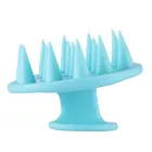 Расческа-массажер для головы, Мягкая силиконовая щетина, отшелушивающая, жесткая щетка для мытья головы