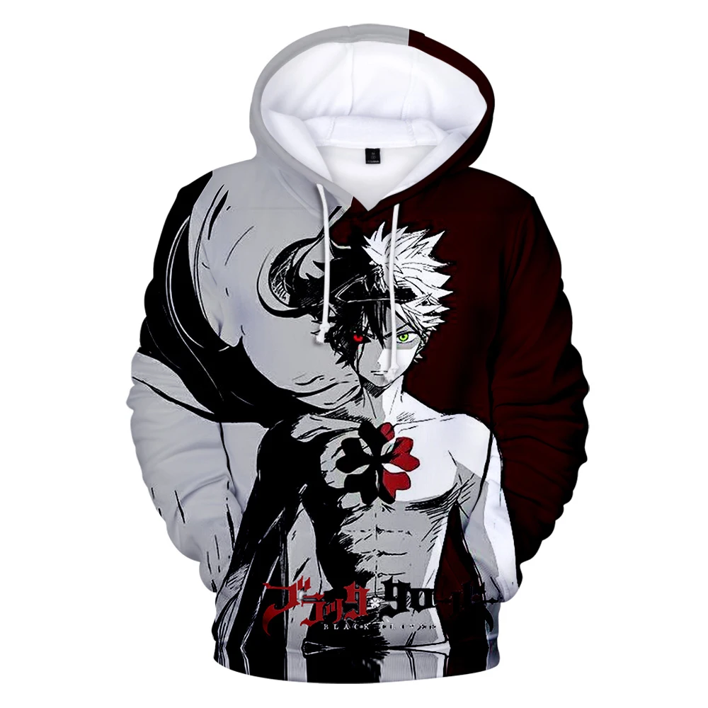 

New Anime Black Clover 3D Pullover Fashion Harajuku Men's/Women's Fall Winter Japanese Black Clover 3D Hoodies Sweatshirts Tops
