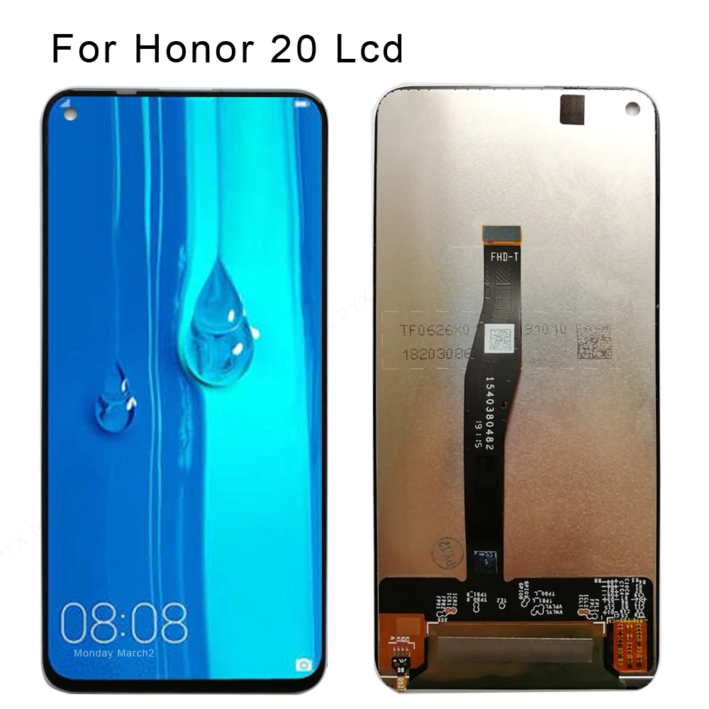 Оригинальный Новый сенсорный ЖК дисплей 6 26 дюйма для Huawei Honor 20 honor Pro|Экраны