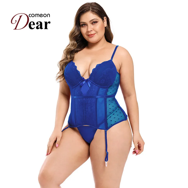 Comeondear нижнее белье большого размера Женский корсет для похудения V образный