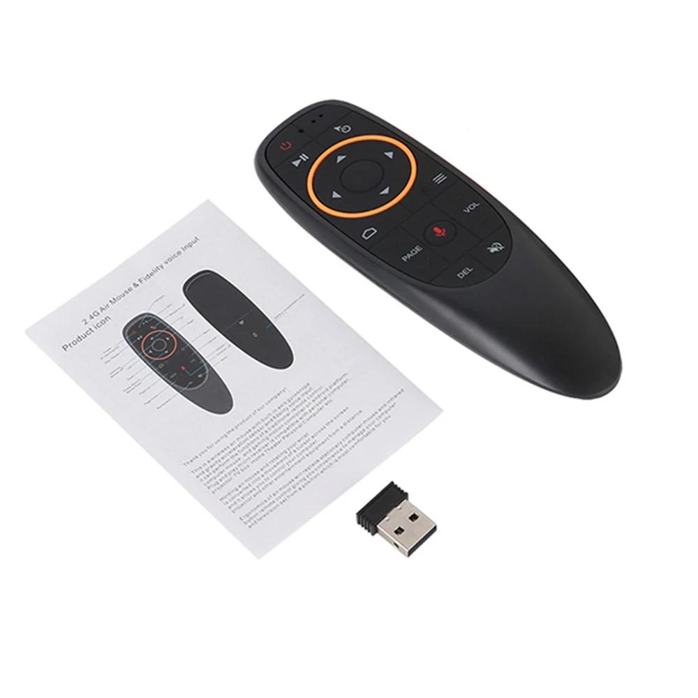 Backlit Air Mouse Smart Voice Remote Control G10S Pro Wireless Gyro Sensing IR Learning | Электроника
