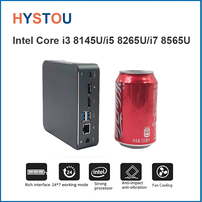 

Intel Core I7 8565U I5 8265U DDR4 2*DDR4 RAM Max 64G NVME M.2 SSD Desktop mini PC micro Linux I3 8145U Type-c DP HDMI 2.0 4K