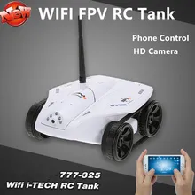 Intelligent WIFI FPV RC Tank Toys With 0.3MP HD Camera 50mins Battery Life Gravity Sensor Wi-Fi RC Tank RC Childrens Toys Gift