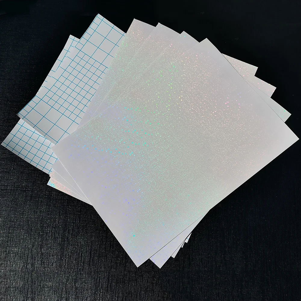 Голографический песочный блеск плюс пять звезд фольги клейкая лента холодного