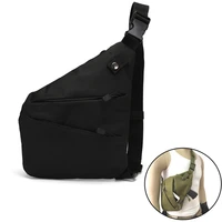 tactics multifunctional concealed gun bag military storage pistol chest bag mens anti theft left right shoulder bag