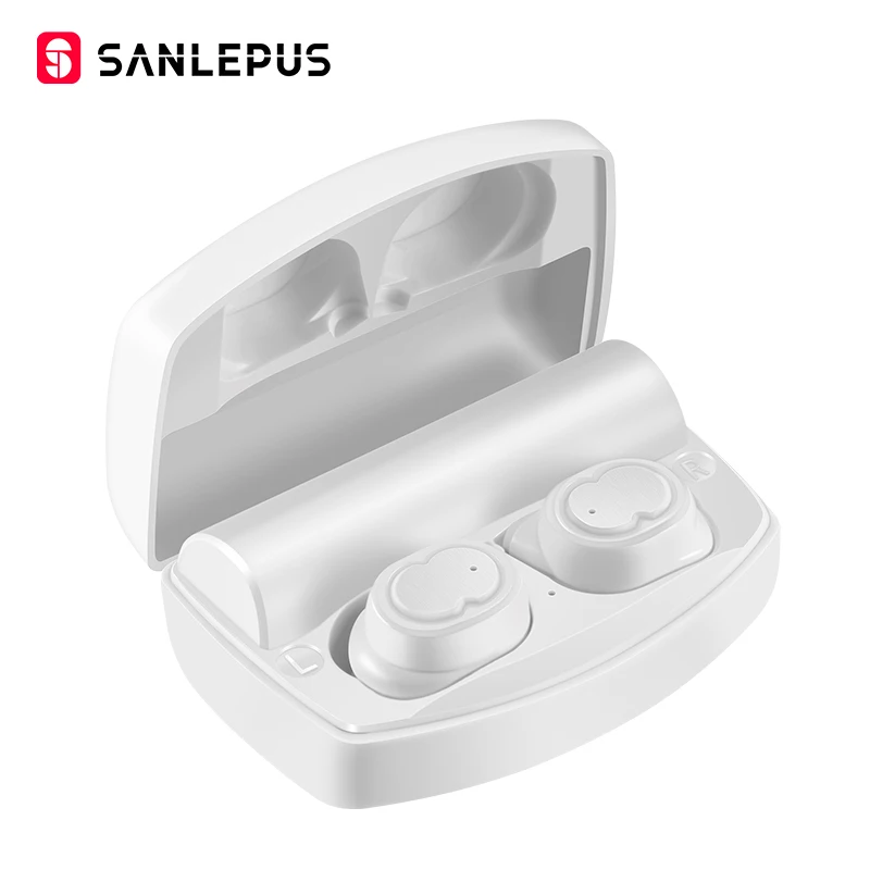 TWS-8 PLUS White SANLEPUS tws наушники беспроводные наушники Bluetooth наушники Спортивная гарнитура воздушные наушники с микрофоном для телефона Xiaomi Android - Цвет: TWS-8 PLUS White
