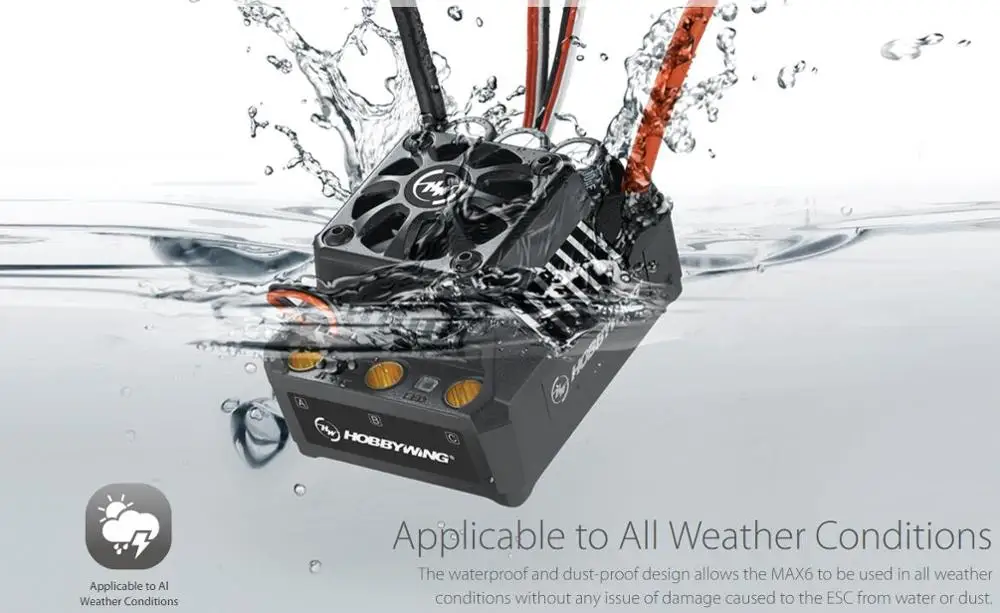 Hobbywing EzRun Max8 v3 150A водонепроницаемый бесщеточный ESC T / TRX штекер + 4274 2200KV мотор