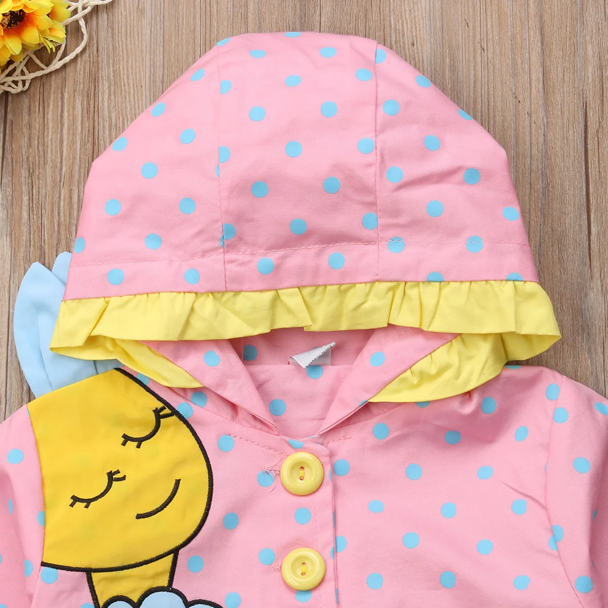 Детская верхняя одежда с капюшоном для девочек ясельного возраста пальто куртка