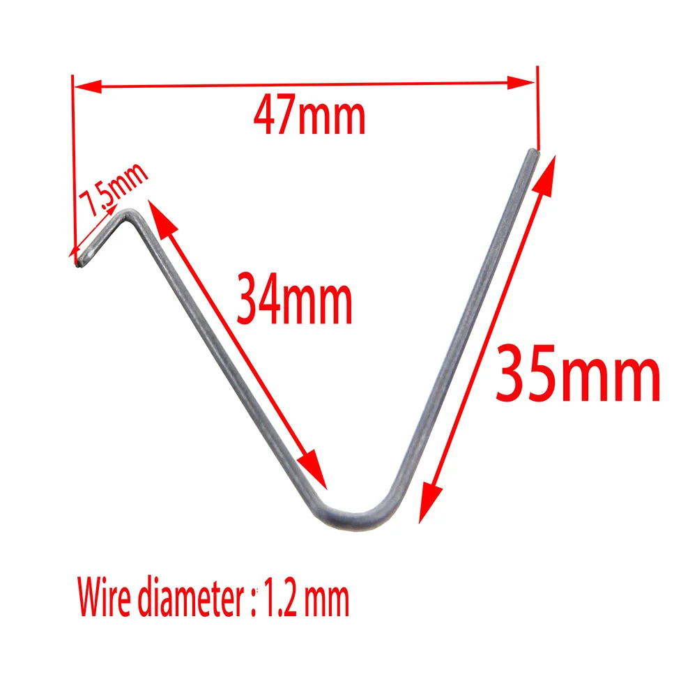 5 наборов кнопка диаметром 7 мм нажимная пружина для круглой трубки 12-50