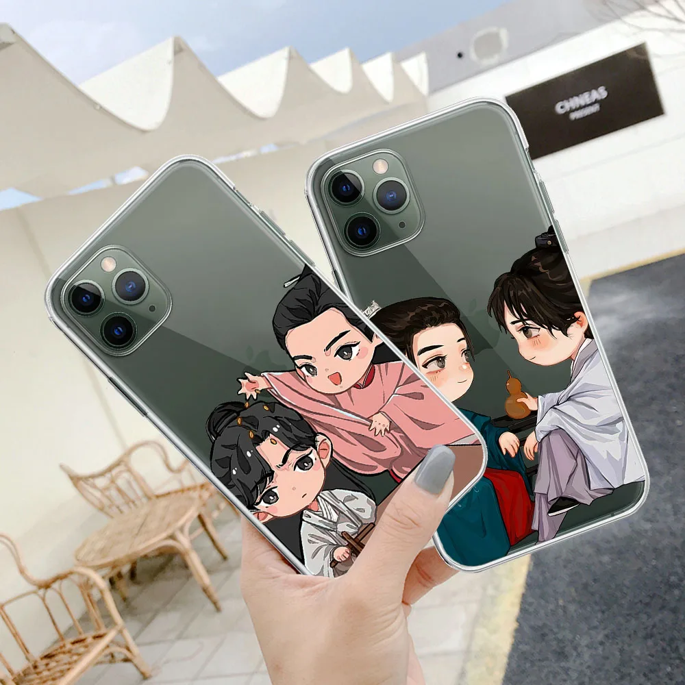 

New Word of Honor TV Shan He Ling Transparent TPU Phone Case For iPhone 12 11 Pro Max 8 7 6 6S Plus 5S SE2020 XR X XS Max Coque