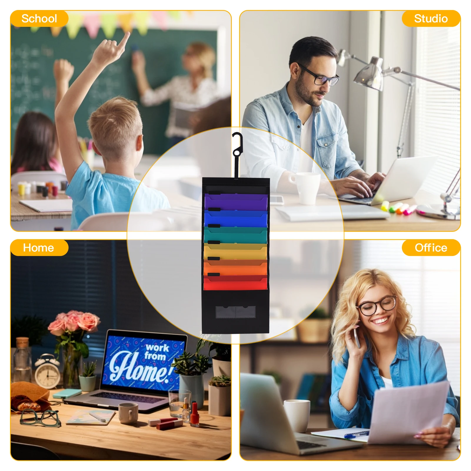 Папка-органайзер для файлов формата А4 6 карманов |