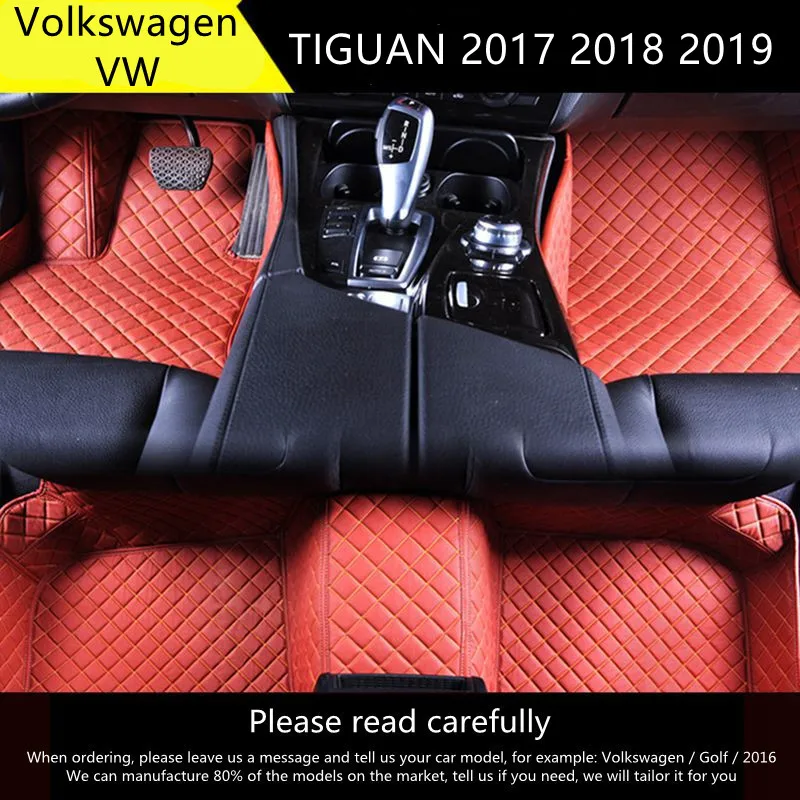 

Для Volkswagen VW TIGUAN 2017 2018 2019 автомобильные накладки для ног автомобильный коврик автомобильные коврики