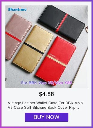 Винтажный кожаный чехол-кошелек для BBK Vivo V9, чехол, Мягкая силиконовая задняя крышка, чехол-книжка для Vivo V9 Y85, деловой чехол для телефона