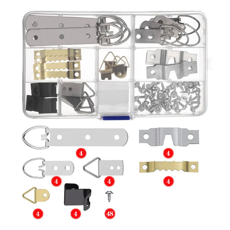 76 шт./компл. фоторамка часы аксессуары для установки оборудования набор коробок