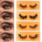 Visofree 5D норковые ресницы, натуральные накладные ресницы, накладные ресницы, пушистые мягкие Накладные ресницы для наращивания, макияж, ресницы