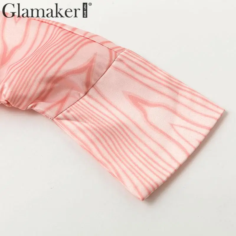 Glamaker, розовое облегающее мини-платье с v-образным вырезом, длинный рукав «летучая мышь», широкий пояс, элегантное женское платье, Осень-зима, вечерние, Клубные, сексуальные платья