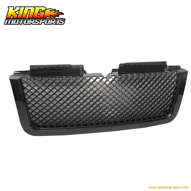Подходит для 06 07 08 09 Chevrolet Trailblazer SUV сетчатый передний бампер в стиле сот решетку