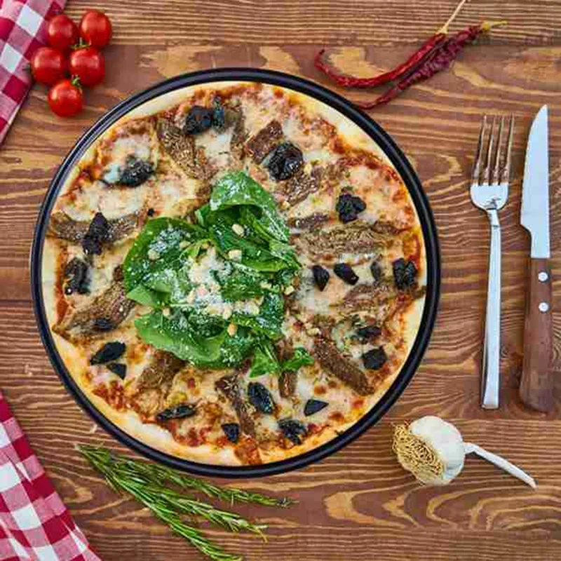 Круглая антипригарная сковорода для пиццы с отверстиями 3 упаковки