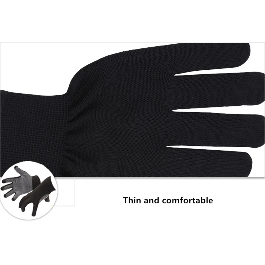 

Gloves Protective Non Slip Latex Coating Black New Wear-resistant Non-slip Protective Hands Fishing Gloves
