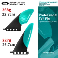 WATERLIVE Surfboard Professional Accessories Carbon Fibre Sup Tail Rudder Competition/Cruise 2 Styles Paddle Board Tail Fin