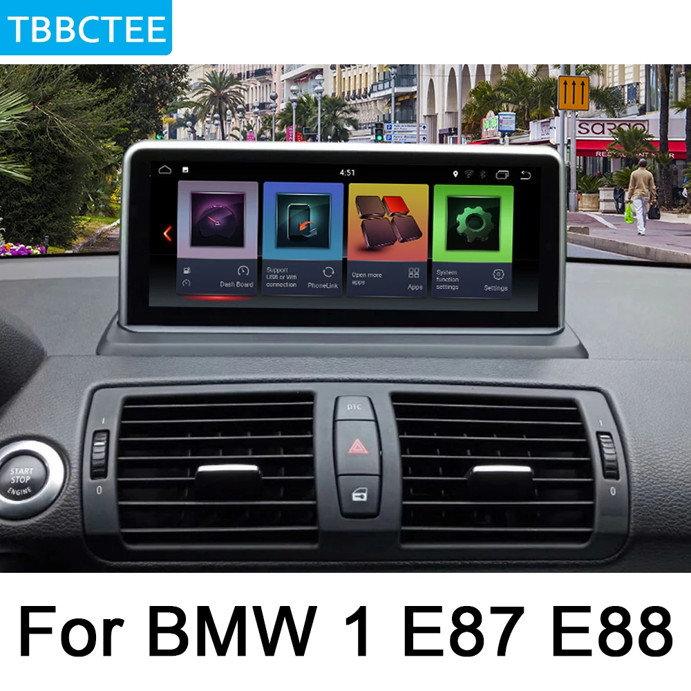 Мультимедийный проигрыватель для BMW 1 E87 E88 2005 ~ 2012 Android GPS сенсорный экран Стерео