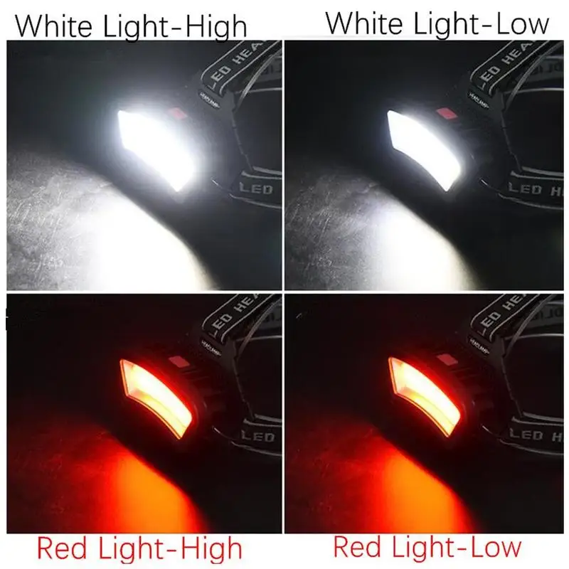 

Portable Mini Led Headlamp Headlight Xpe Cob Head Lamp Flashlight 18650 For Fishing Battery Torch Light Usb Rechargeable D1Z8