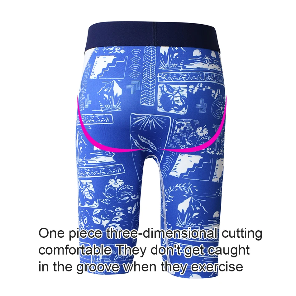 

Parent Child Sports Underwear Personalized Printing Fashion Children's Shorts Running Fitness Cool Boxers Longer Shorts