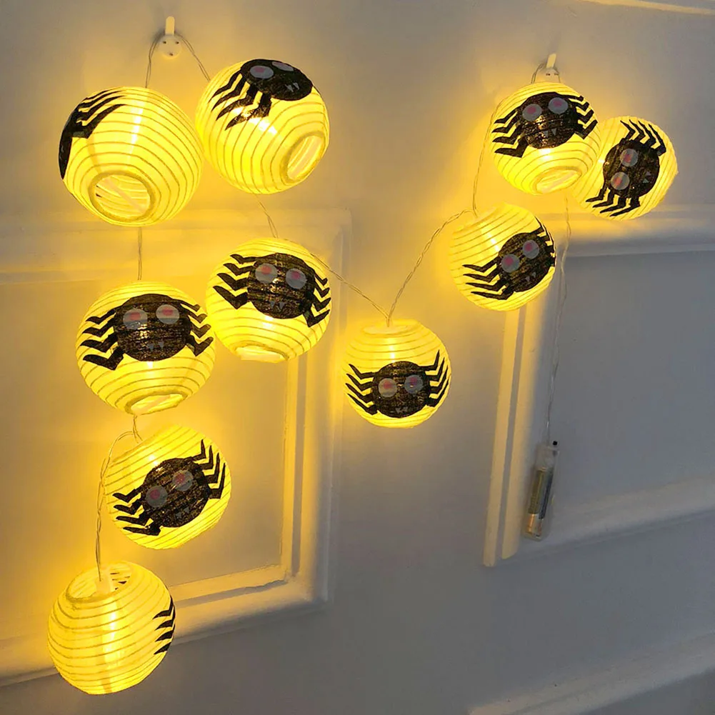 

10LED Halloween Decoration Hanging Lantern Light Lamp Halloween Decorations for Home Horror Lantern Supplies Decor Craft