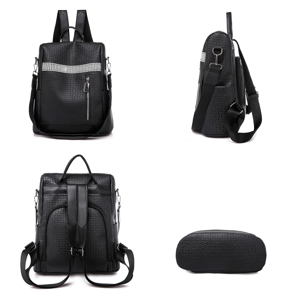 Новый рюкзак Противоугонный женский 3 в 1 школьные сумки для девочек подростков