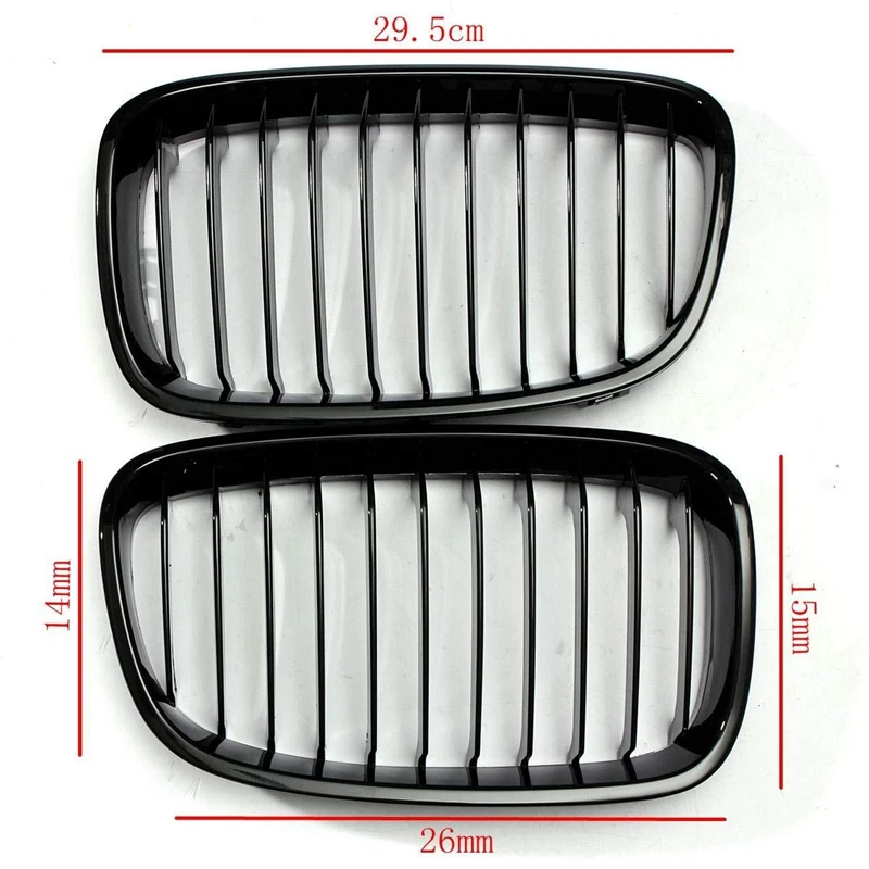 Глянцевая черная решетка для радиатора BMW 1 Series F20 F21 114B 118B 125B 2011 2014 51137239022