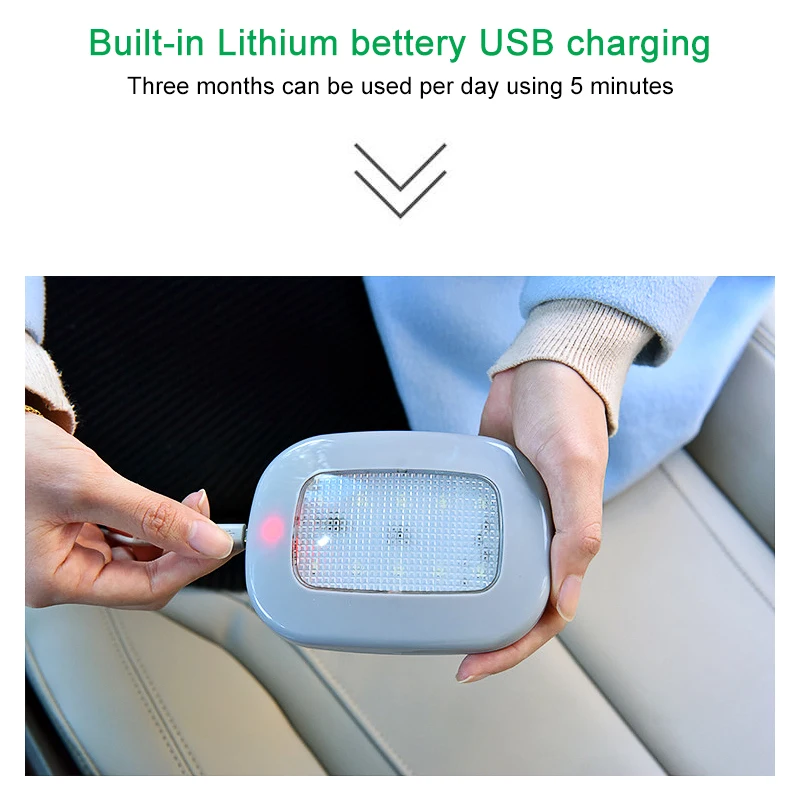 Универсальный USB Перезаряжаемый синий свет светодиодный фонасветильник