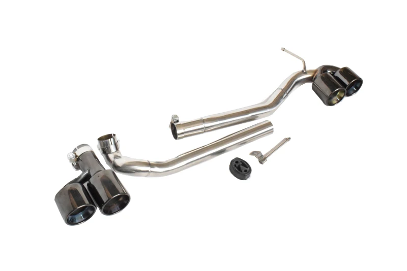 Выхлопная труба черного цвета из титана и нержавеющей стали для BMW F10 F18 520 523 525 528 530