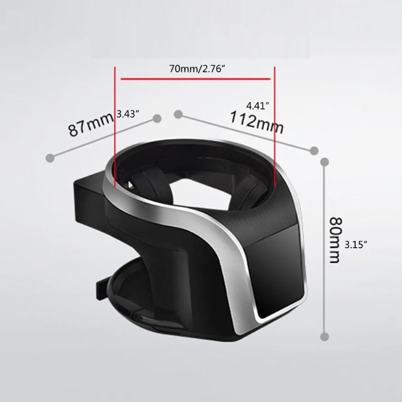 

Magnetic Phone Holder 2 in 1 Air Vent Cup Holder for Multi-functional Automotive Cup Holders