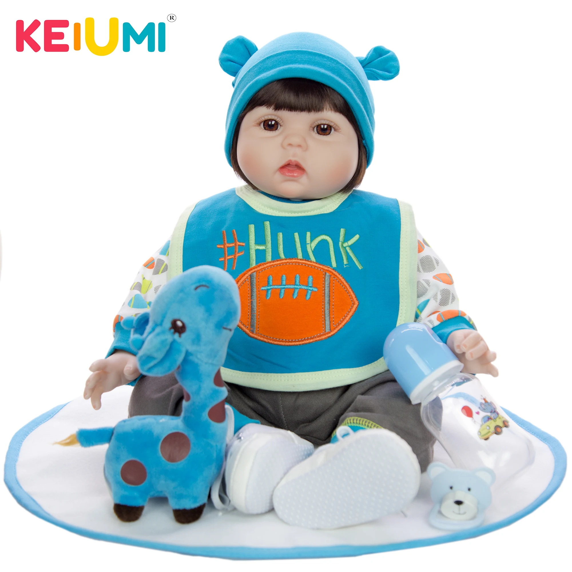 Кукла реборн KEIUMI Реалистичная кукла младенец 22 дюйма 55 см для детей игроков