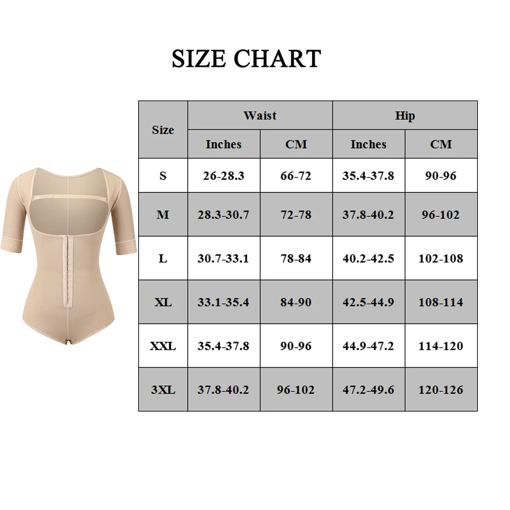 Бесшовные женские корректирующие трусики HEXIN Корректирующее белье с рукавами