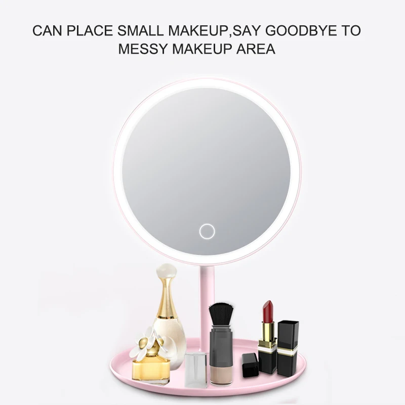 зеркало с подсветкой для макияжа Светодиодный светильник косметическое