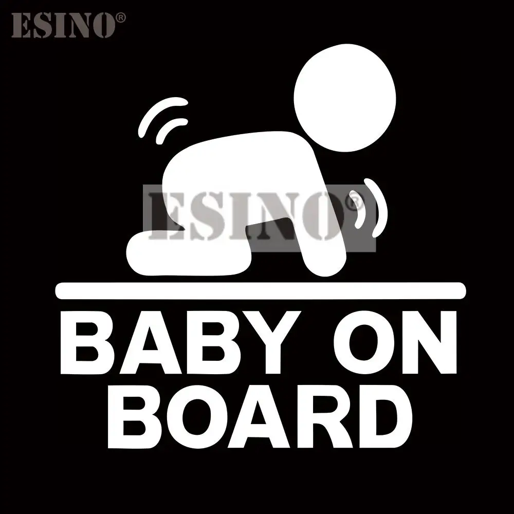 Автомобильный Стайлинг детский на борту ПВХ 3D резьба забавная Авто Наклейка