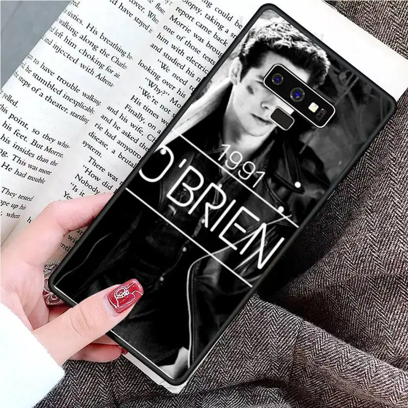 

Teen Wolf Dylan Obrien Phone Case For Samsung Galaxy S8 S9 S10 Plus S10E Note 3 4 5 6 7 8 9 10 Pro Lite cover